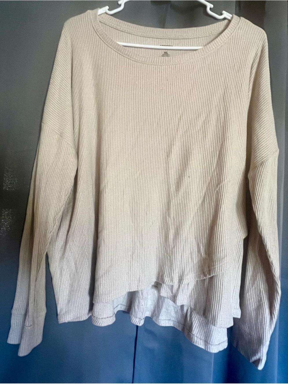 Sonoma Maternity Top Ribbed Knit Crossover Sweater